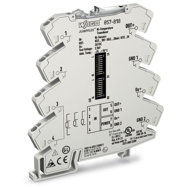 Temperature signal conditioner for Ni sensors Current and voltage outp image 2