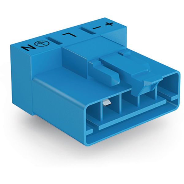 Plug for PCBs angled 5-pole blue image 2