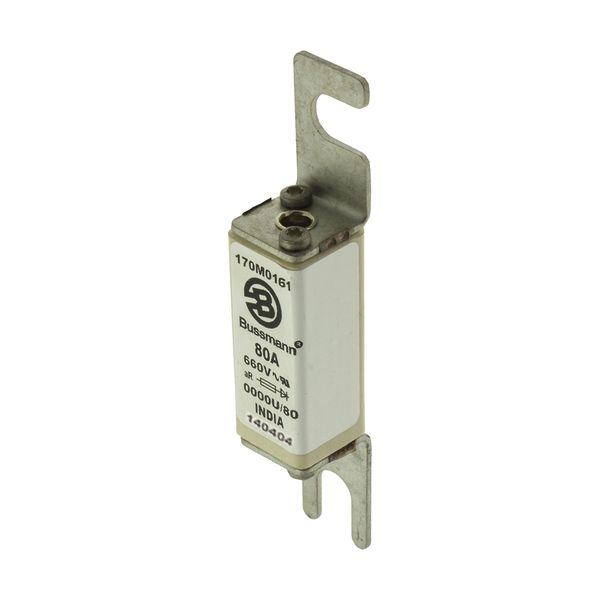 Fuse-link, high speed, 32 A, AC 660 V, size 0000, 18 x 19 x 100 mm, gR, UL, visual indicator image 4