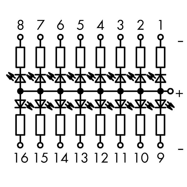 Component module with LED with 16 pcs Red LED image 5