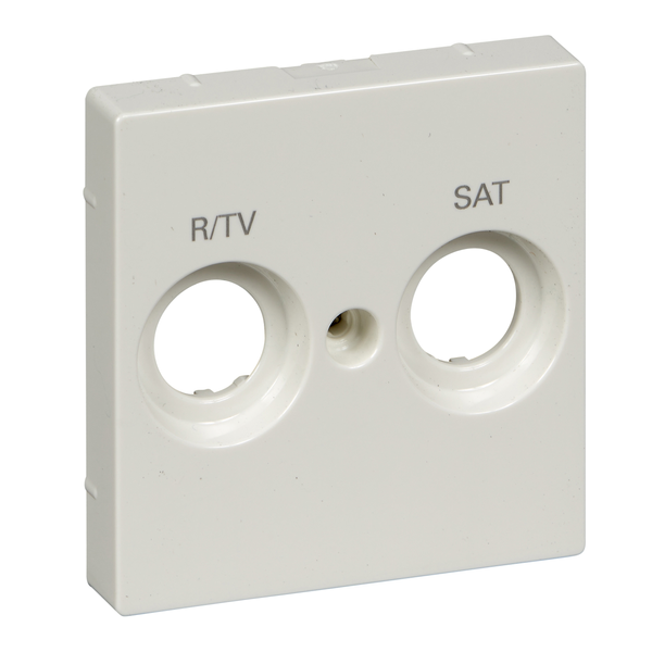 Cen.pl. marked R/TV+SAT f. antenna sock.-out., polar white, glossy, System M image 3