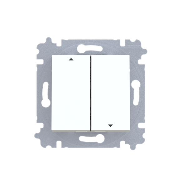 3559H-A89445 01W Flush Mounted Inserts Rocker lever 2 rocker 250 V (Off switch 2x1-pole) image 1