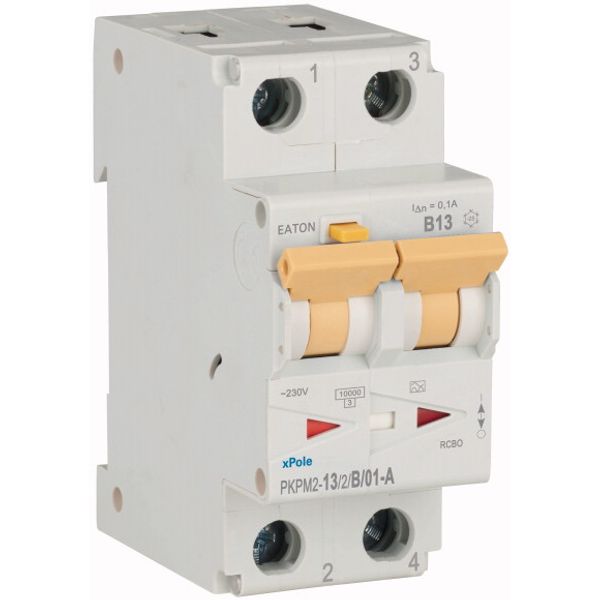 RCD/MCB combination, 13 A, 100 mA, MCB trip characteristic: B, 2p, RCD trip characteristic: A image 4