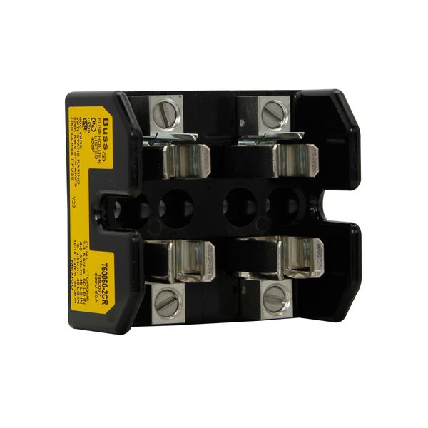 Eaton Bussmann series Class T modular fuse block, 600 Vac, 600 Vdc, 31-60A, Box lug, Two-pole image 17