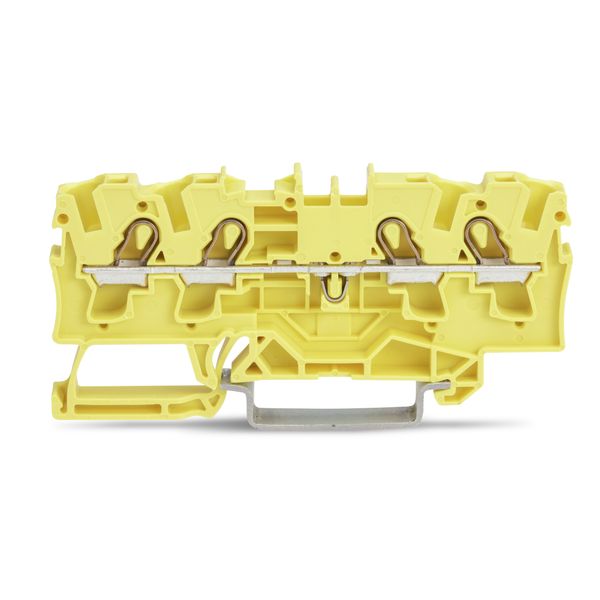 4-conductor through terminal block 4 mm² suitable for Ex e II applicat image 1