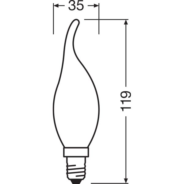 LED Retrofit CLASSIC BA DIM 4W 827 Frosted E14 image 29