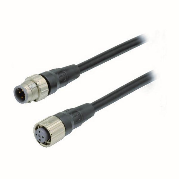 Cable with connectors on both cable ends, Smartclick M12 straight sock XS5W1008D image 3