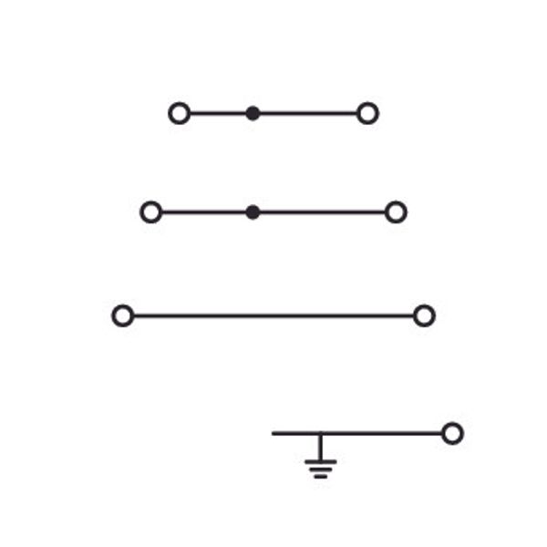 Quadruple-deck rail-mounted terminal block image 2