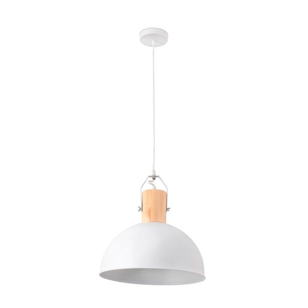 MARGOT WHITE PENDANT LAMP E27 40W image 1