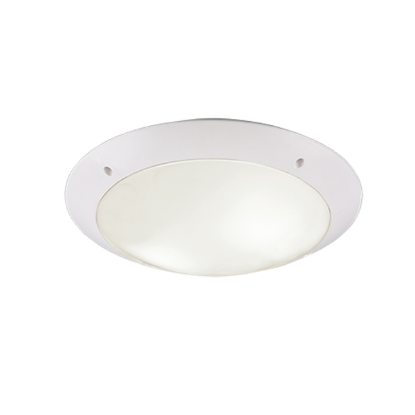 Camaro ceiling lamp 33 cm 2xE27 matt white image 1