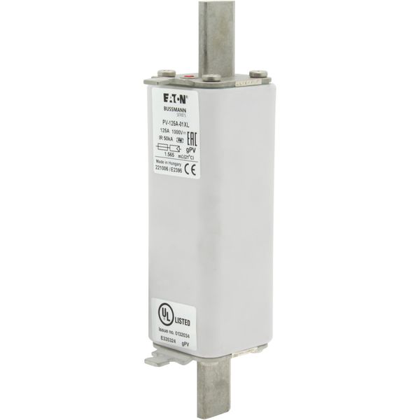 Fuse-link, high speed, 63 A, DC 1000 V, 01XL, gPV, UL, IEC image 8