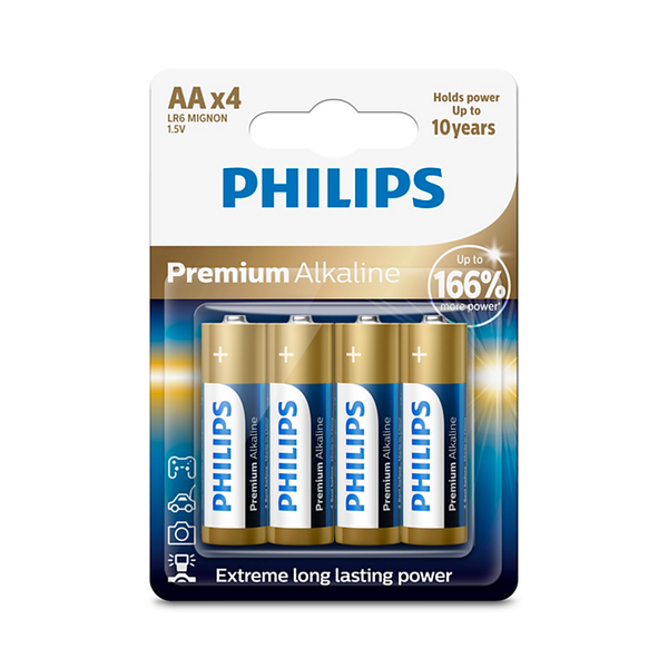 LR6M4B/10 PHILIPS LR6/ AA Premium Alkaline B4 image 1