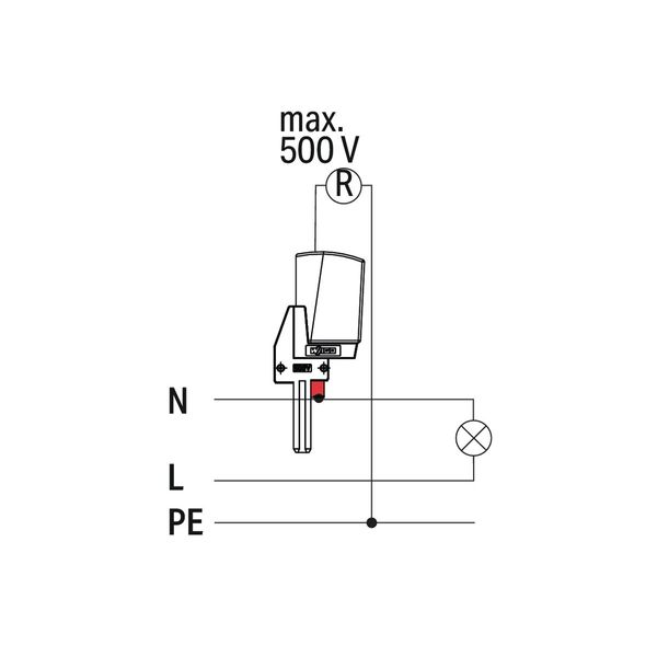 Test plug adapter N 1-pole gray image 4