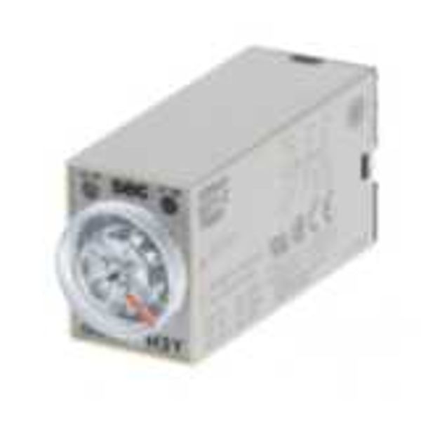 Timer, plug-in, 14-pin, on-delay, 4PDT, 3 A, 24 VDC Supply, 1 - 30 Sec image 2