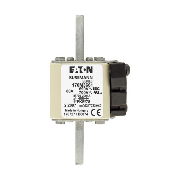 170M3661 FUSE 80A 690V 1*FKE/78 AR UC image 2