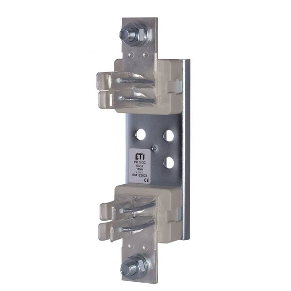 Fuse link base, PK 3 M12-M12 DC 1000V 1p image 1