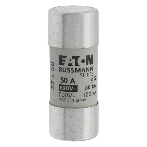 Fuse-link, LV, 50 A, AC 690 V, 22 x 58 mm, gL/gG, IEC image 16