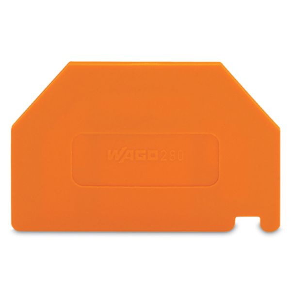 Separator plate 2 mm thick oversized orange image 3