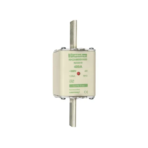 Fuse-link NH2 aM 500VAC 400A live tags Double indicator image 2