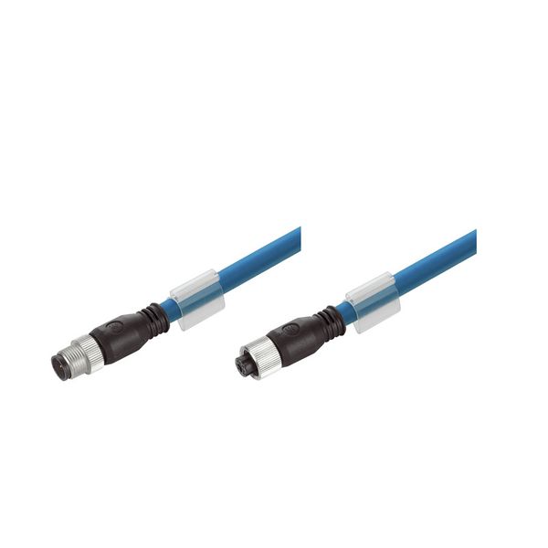 Ethernet Railway Cable (assembled), M12 D-code – IP 67 straight pin, M image 1