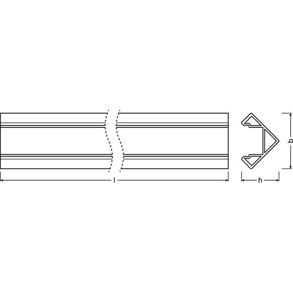 Medium Profiles for LED Strips -PM06/E/18X18/12/2 image 2