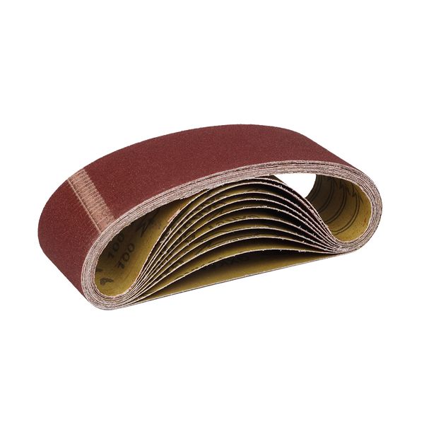 Sanding belt 75 х 457 mm, Abrasive grit 60, 10 pcs image 1