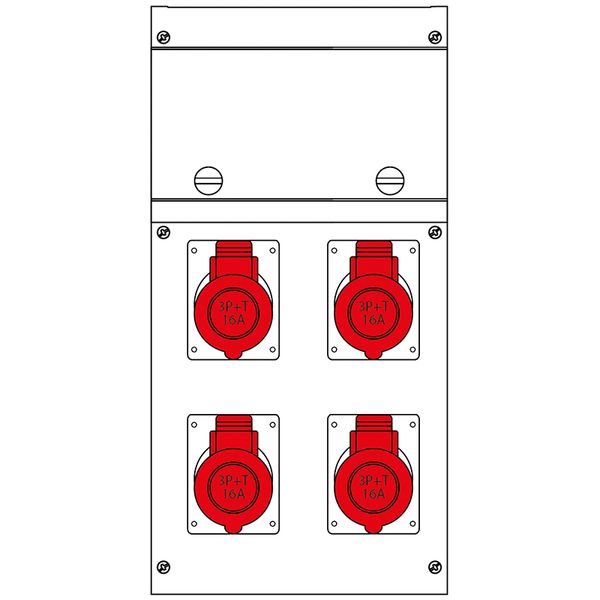 PORT. DISTRIBUTION ASS.BLOCK4 W/SUPPORT image 1