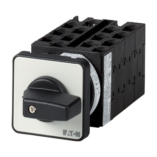 Measuring point changeover switch, T0, 20 A, flush mounting, 7 contact unit(s), Contacts: 14, 45 °, maintained, With 0 (Off) position, 6-TEST-OFF-1-2- image 2
