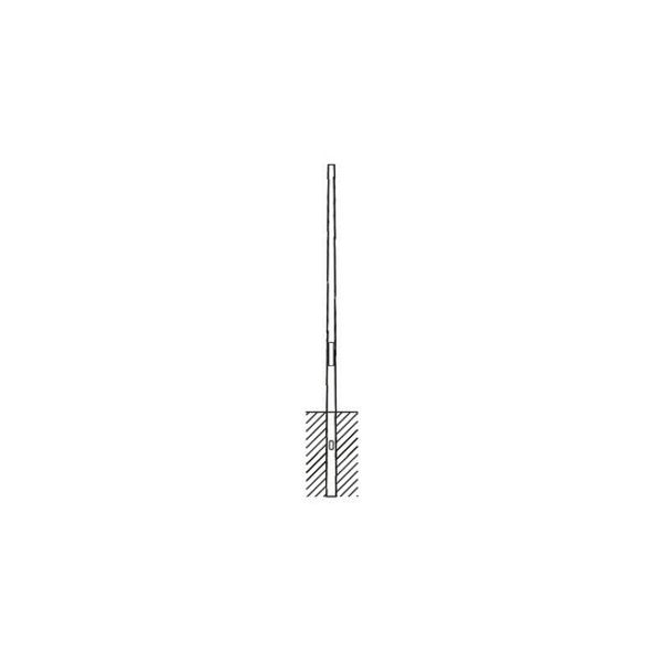 mast, conical round, Siteco® metallic grey (DB 702S), 6.0m, spigot size: 76mm image 1