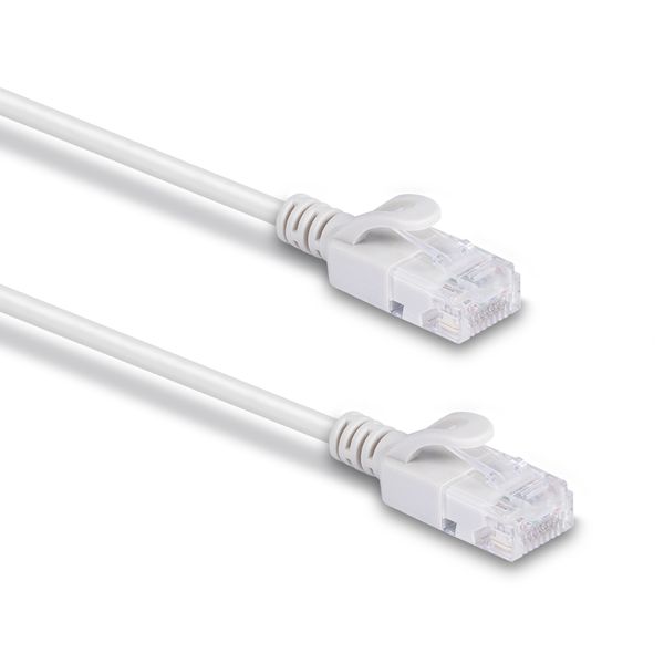 5m Cat.6A U/UTP LSZH Ultra Slim Network Cable, Grey RJ45, M/M, 500MHz, Copper, 28AWG image 2