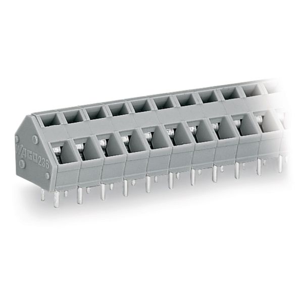 PCB terminal block 2.5 mm² Pin spacing 5/5.08 mm light gray image 3