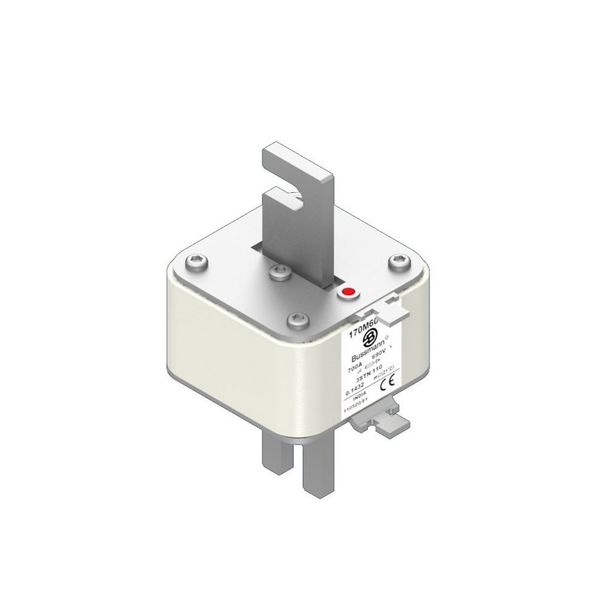 Fuse-link, high speed, 2400 A, AC 4000 V, 4 x size 3, aR, IEC, single indicator image 14