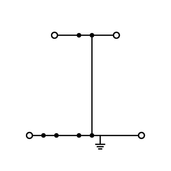 Double-deck terminal block 4-conductor ground terminal block same prof image 4