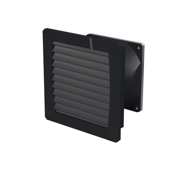 Filter fan (cabinet), IP54, black image 1