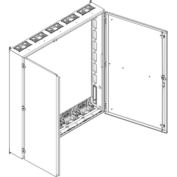 Wallcab.Cl.II IP54 WxHxD 1300x1400x225mm image 1