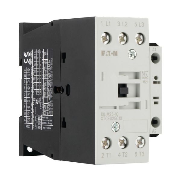 Contactor, 3 pole, 380 V 400 V 11 kW, 1 N/O, 190 V 50 Hz, 220 V 60 Hz, AC operation, Screw terminals image 16