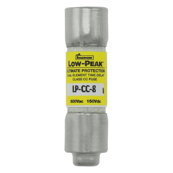 Fuse-link, LV, 8 A, AC 600 V, 10 x 38 mm, CC, UL, time-delay, rejection-type image 2