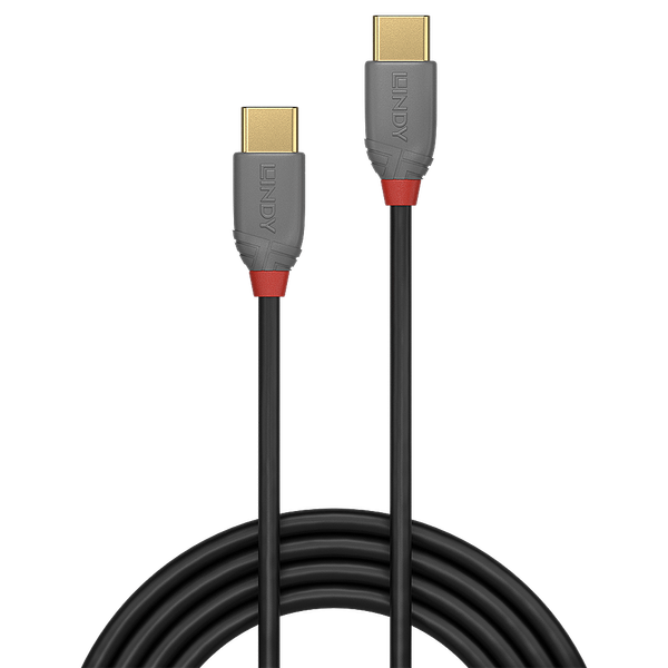 2m USB 2.0  Type C Cable, Anthra Line USB Type C Male to Male image 2