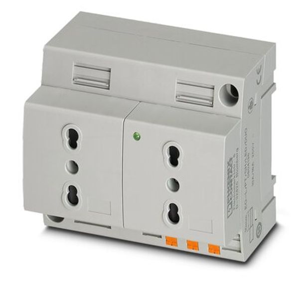 EO-L/PT/SH/LED/DUO - Double socket image 1