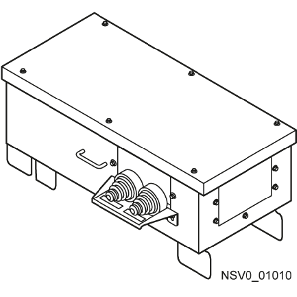 BD2-AK05/SNH2 TAP-OFF UNIT 400A / NH-FUSE SOC KET SIZE 2 image 1