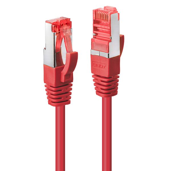 0.5m Cat.6 S/FTP Network Cable, Red RJ45, M/M, 250MHz, Copper, 27AWG image 1