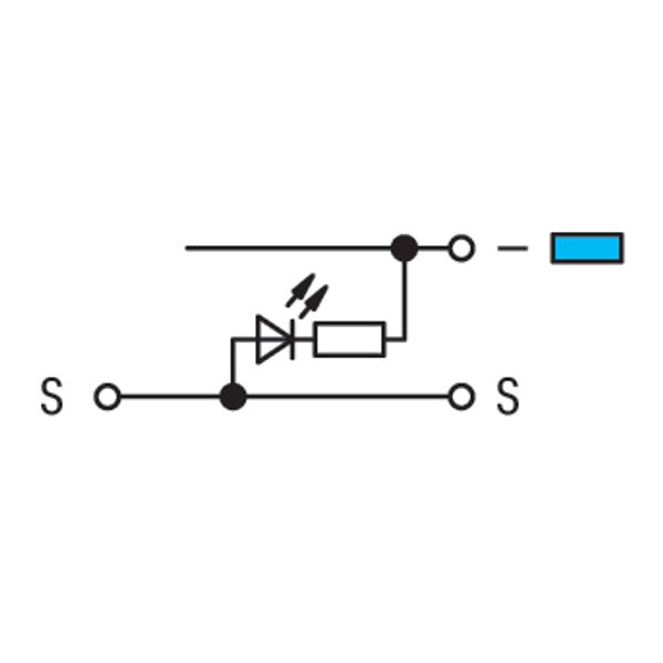 2-conductor actuator terminal block LED (red) with colored conductor e image 4