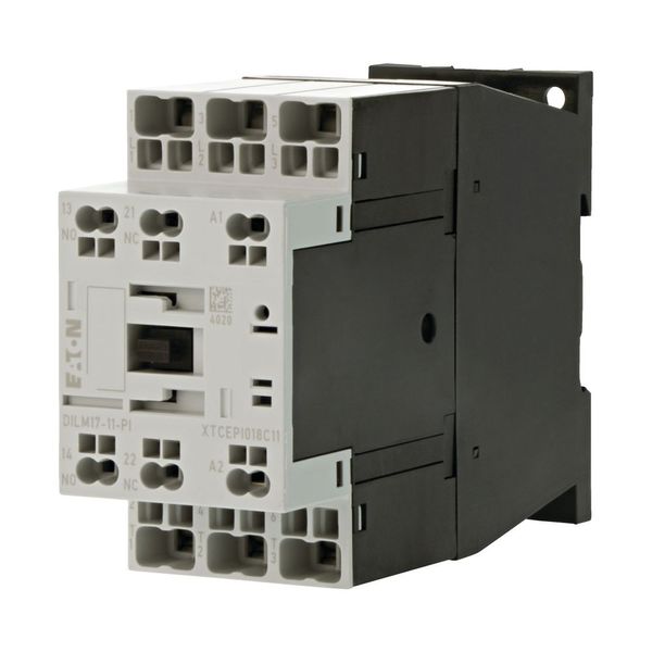 Contactor, 3 pole, 380 V 400 V 8.3 kW, 1 N/O, 1 NC, 230 V 50/60 Hz, AC operation, Push in terminals image 7
