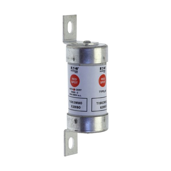 Fuse-link, LV, 63 A, AC 660 V, DC 460 V, BS88/A3, 22 x 86 mm, gM, BS, 63M100 image 11