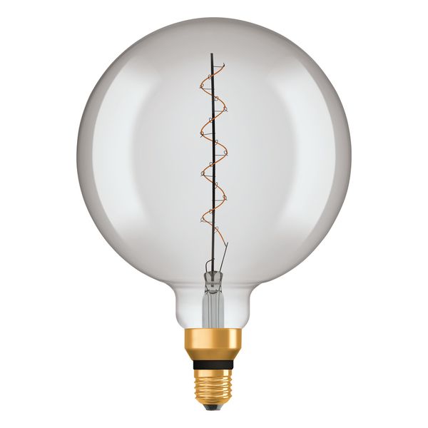 Vintage 1906 LED CLASSIC SLIM FILAMENT Globe DIMMABLE 4.8W 818 Smoke E image 2