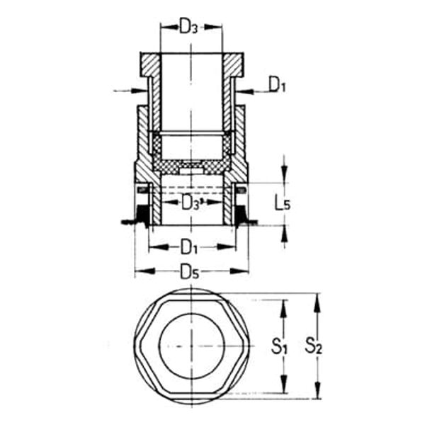 APACC851042 GLAND PG13,5 POLYCARBONAT ; APACC851042 image 2