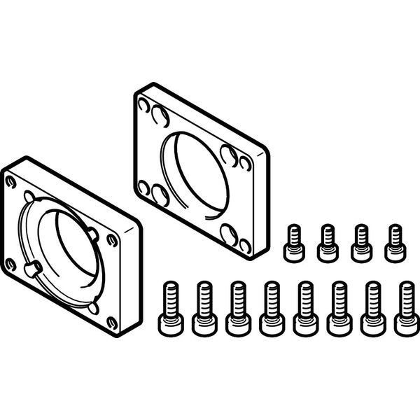 EAMF-A-28B-28A Motor flange image 1