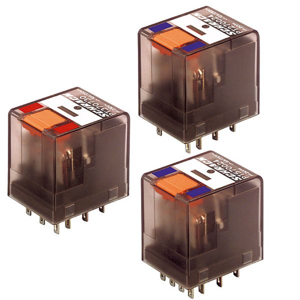 Plug-in Relay 8 pin 2 C/O 24VDC 12A, series PT image 1