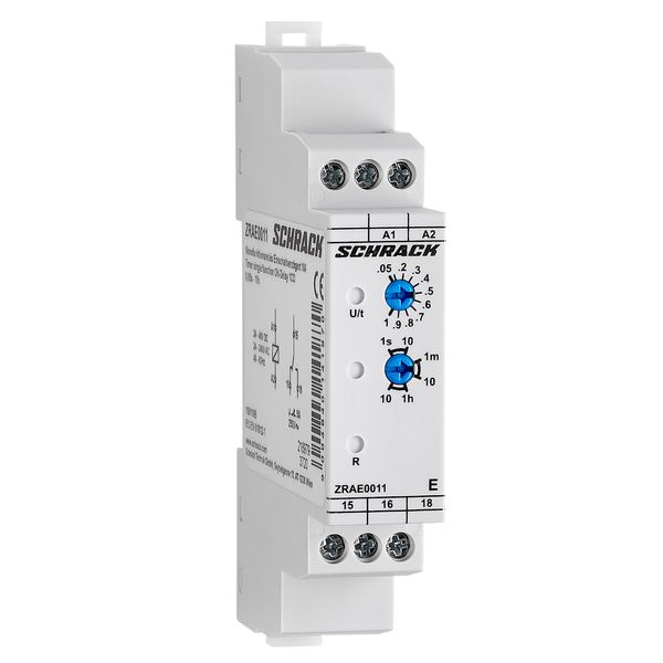 Timer singlefunction ON-delay AMPARO,24VAC/DC, 230VAC,1CO,5A image 2