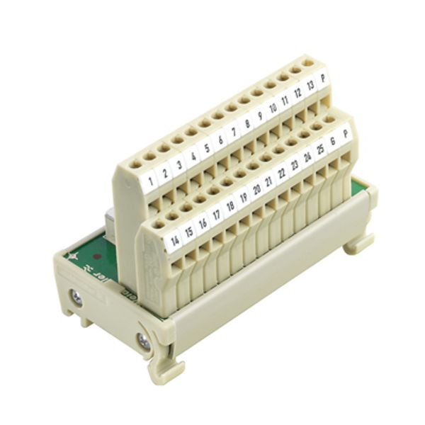 Interface module with terminal, connector, D-sub connectors, acc. to I image 1